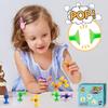 Set de jucării cu ventuză cu albine mici, blocuri de construcție moi, ventuză Pop, joc interactiv părinte-copil, jucării pentru baie la fereastră