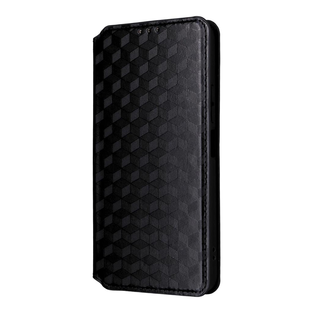 Pro Xiaomi Poco M7 4G (EU) (171 mm) Pouzdro Peněženka Kosočtvercový Vzor PU Kůže Kryt na Telefon