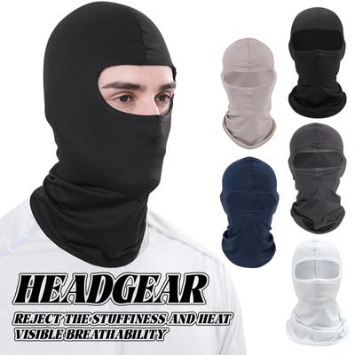 Ice Silk Headgear Mask For Summer Outdoor Motorcycle Riding, Breathable And Suitable For Head Circumference 58-65