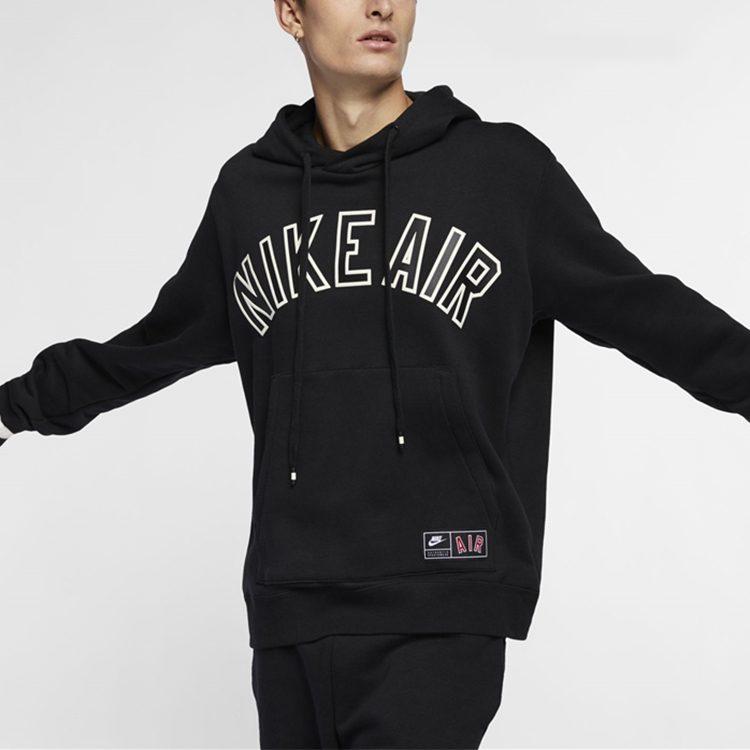 Nike Sweatshirts Men's Black Hooded Moderate Regular AR1818-010