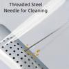 10 Peças/Caixa 0,4-1,6mm Aço Inoxidável Agulha Passante para Chuveiros de Vários Tamanhos