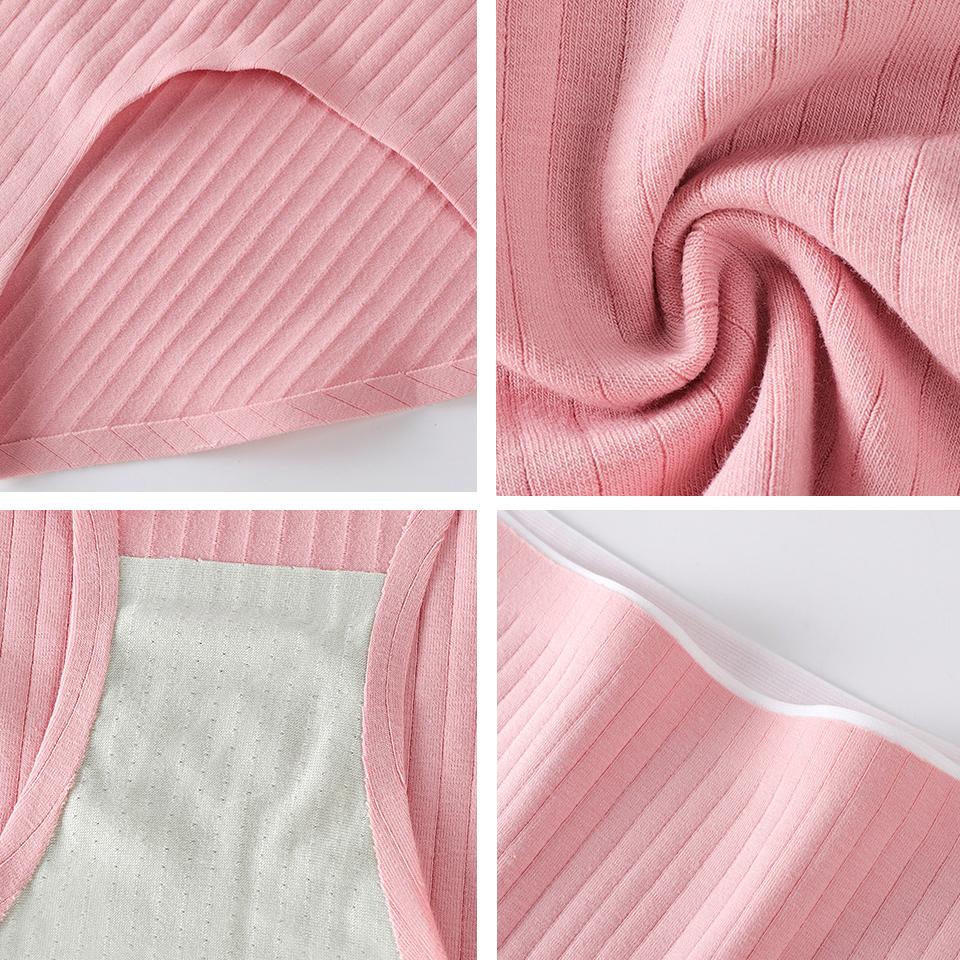 3Pcs Women's Underwear Cotton Seamless Stripes Panties Soild Color Skin- friendly Lingerie Woman Panty Low Waist M-XL Plus Size