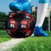 1 Stück OL Größe 5 Fußball PrahaHallenfußball Ball Bunt Alle Altersgruppen Maschinengenäht PVC Wettkampfbereit Langlebig Hoher Rückprall