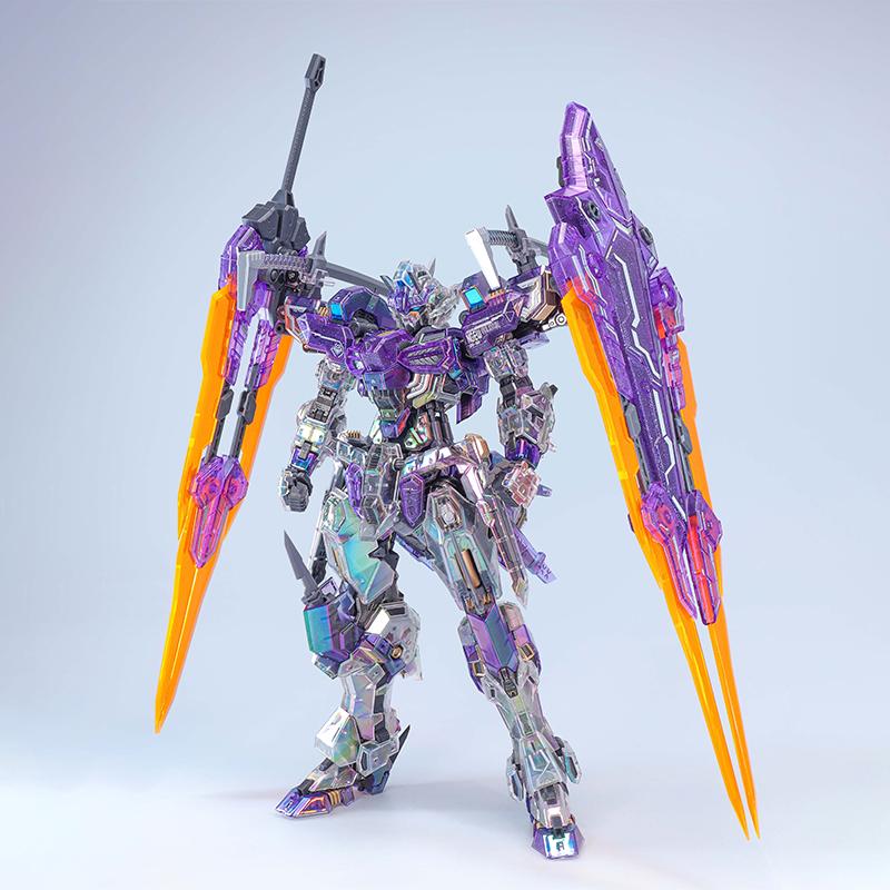Original Holographic Translucent Valkyrie Assembly Model Action Figures Mecha Scp Process Toys Desktop Decoration Collectible Present