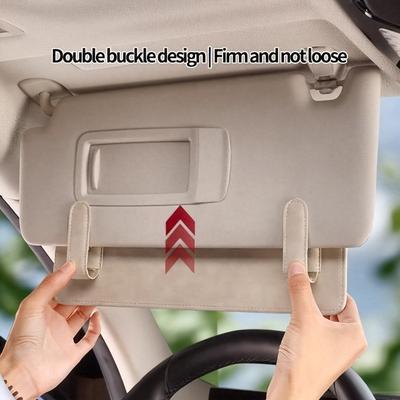 A Car Sun Visor Extender That Reduces Glare, Blocks UV Rays, Features an Adjustable Clip, Suitable for Various Vehicle Models