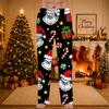 Men's Christmas Print Sleep Pants for Casual Lounging