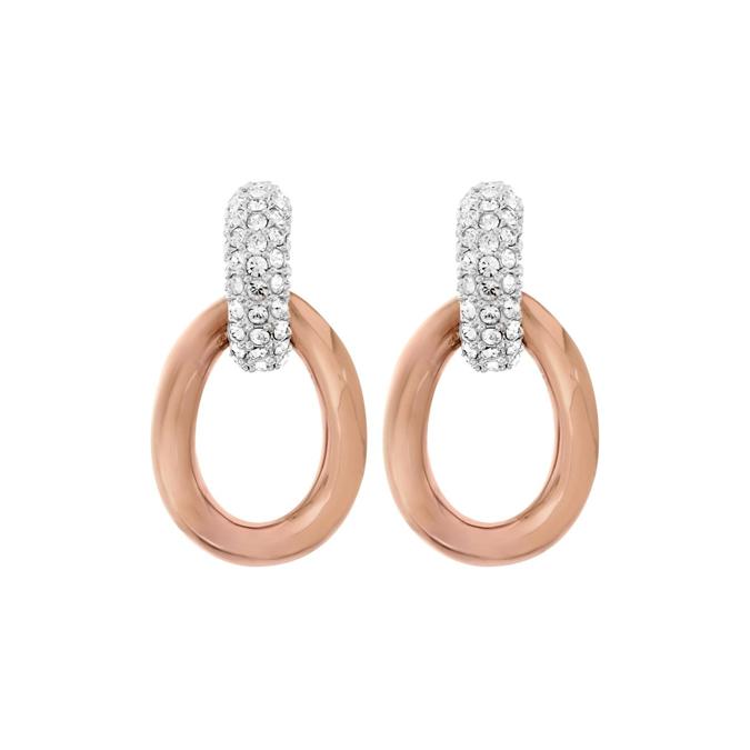 

Swarovski Personalized Round Crystal Earrings Women earrings Pink 5083439 Pink,F