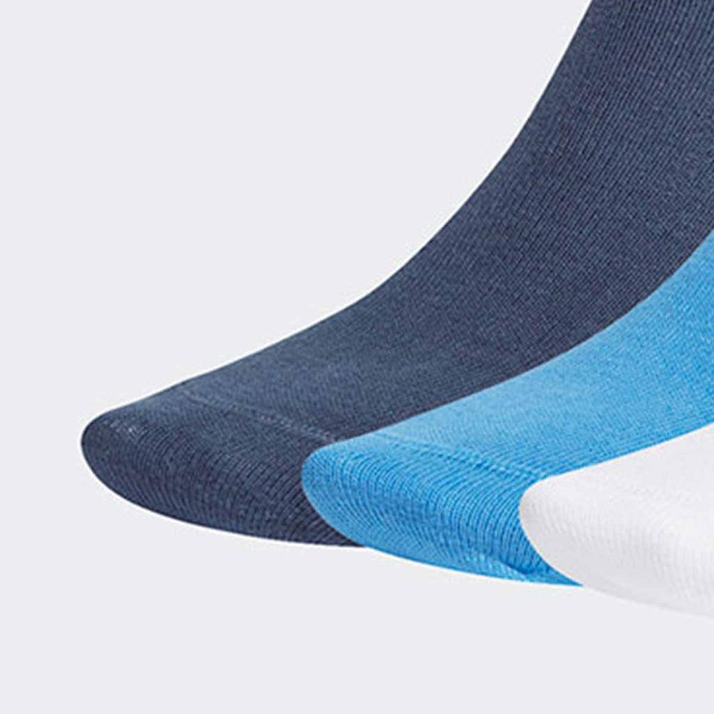 adidas originals Running Casual Sports Mid Tops Socks Couple Style 3 Pairs White / Blue / Dark Blue Men's GN3074