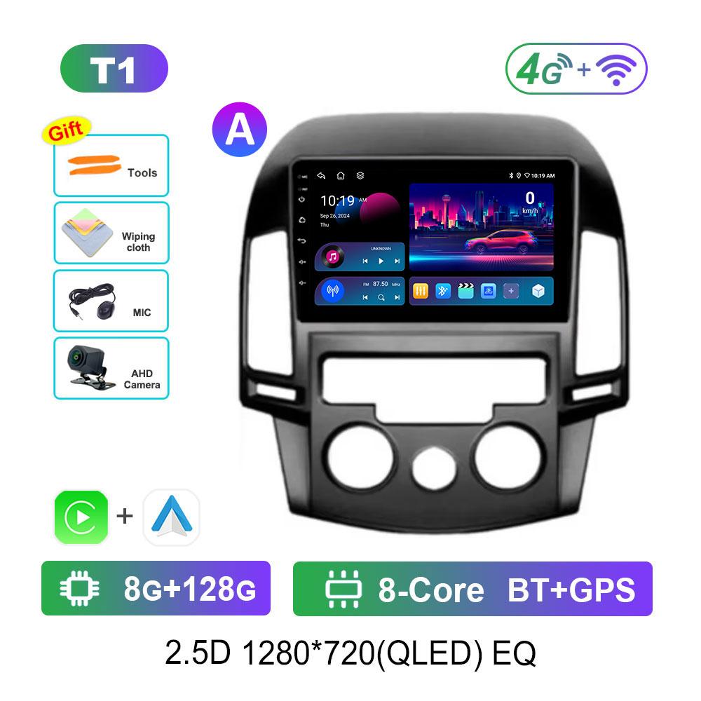 Android OS Car Radio Multimedia Player for Hyundai I30 2006 - 2011 WiFi GPS Navigation DSP Stereo Split Screen BT Head Unit