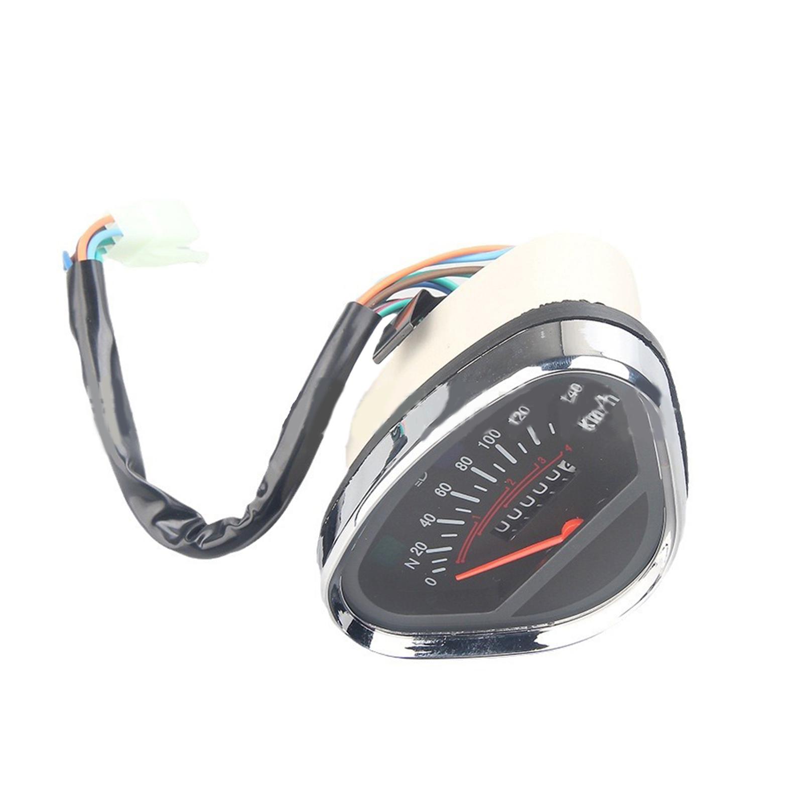 Motorcycle Speedometer,Motorcycle Odometer Speedometer, Universal Motorcycle Tachometer Digital Gauge Odometer 1