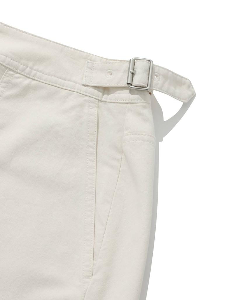 COVERNAT WOMAN Cotton Fatigue Skirt Ivory