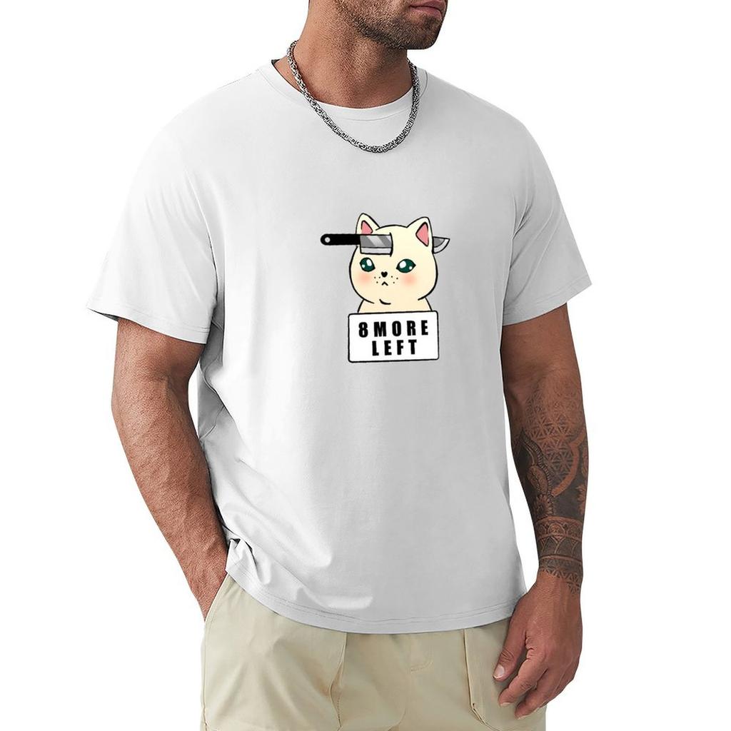 9 Leben T-Shirt Anime-T-Shirts Design-Shirts Design-T-Shirt Herren