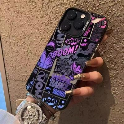 Graffiti Cool Compatibil cu Telefon Apple 17 Pro Max Personalitate Vitalitate Husă Iphone 16/15/14/13