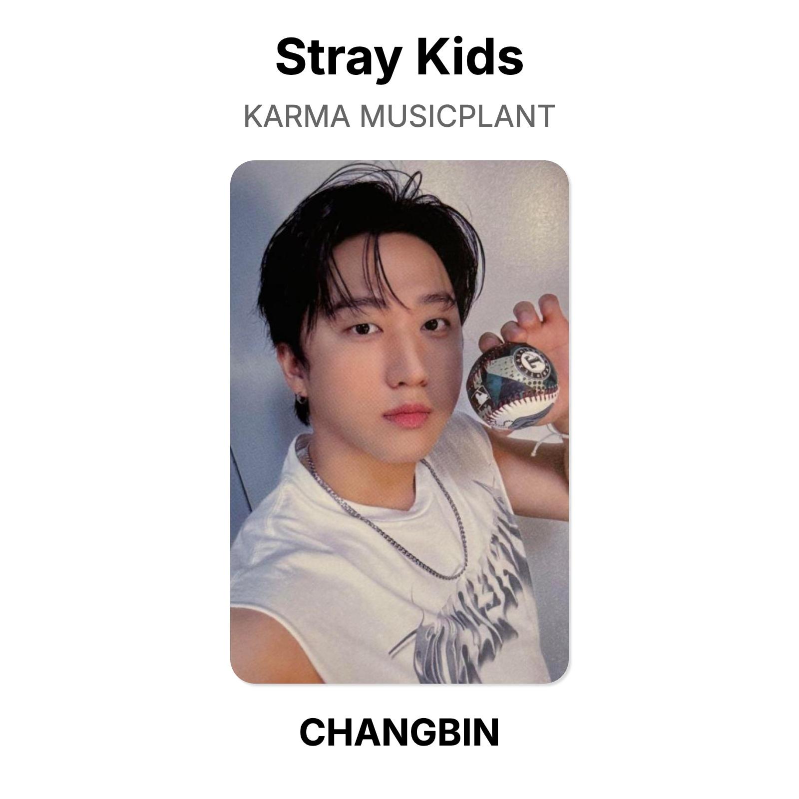 Stray Kids KARMA MUSICPLANT Official Photocard CHANGBIN