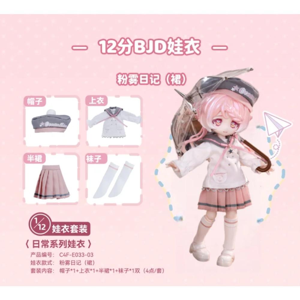Come4free Bonnie Dress Penny Clothes 12 Points Bjd Doll Exquisite Cute Baby Clothes (Only Clothes)