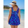 Traje de baño Tankini para mujer talla S Plus Estampado Floral Separado Falda de baño Skirtini