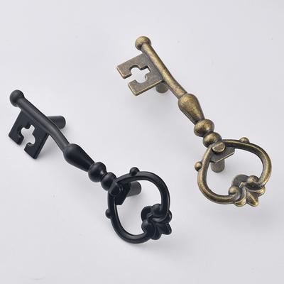 Tirant de tiroir ancien Boîte à bijoux Poignée de clé d'armoire Boîte cadeau Trou de poignée de boîte à bijoux Pas de 58 mm