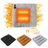 Car Heated Seats Cushion Washable Heated Pad Winter 12V Car USB Electric Heating Pad  Fast Heating Seats Cushion