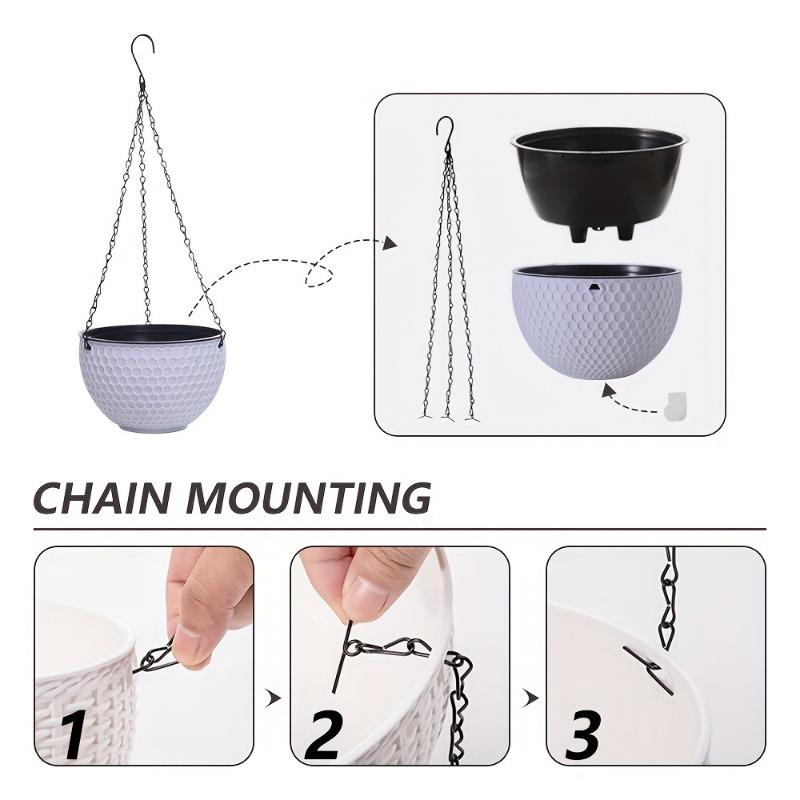 Jardinière suspendue en macramé pour plantes, panier de rangement pour plantes d'intérieur et d'extérieur, support pour pot de fleurs, suspension pour plantes, décoration d'intérieur