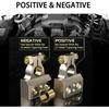 Battery Terminal Connectors,0/2/4/6/8/10 AWG Battery Terminals,Heavy Duty Car Battery Terminal,Top Post Multiple Battery Terminal,Positive Negative