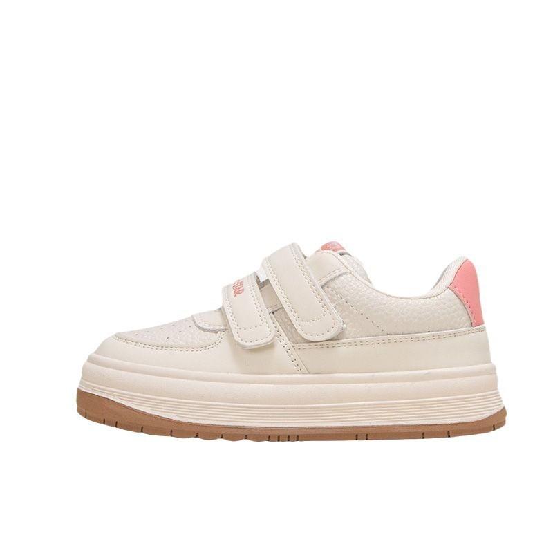 Boys' Shoes, White Sneakers, Spring Girls' Shoes, Padded and Thickened Soft Soles, Comfortable and Waterproof Shoes