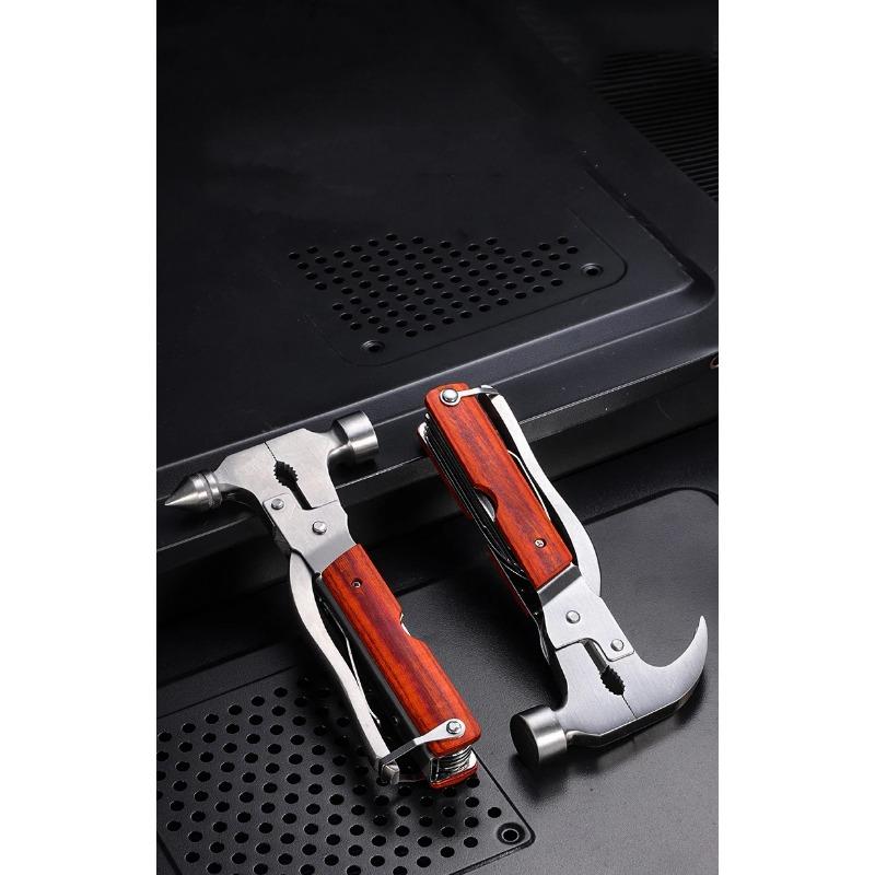 Camping Gear Multitool, Cool & Unique Birthday Gifts for Men,Survival Gear for Outdoor Hunting Hiking, Emergency Escape Tool