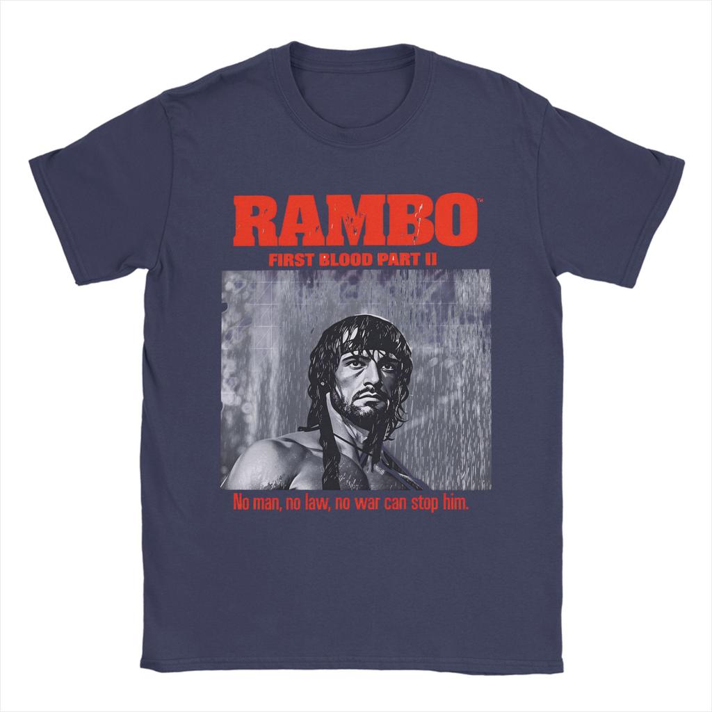 Rambo First Blood John In Ravine I Didnt Do Anything Cotton TShirt For Mens  Leisure Tee Shirt Oversize Casual Clothing