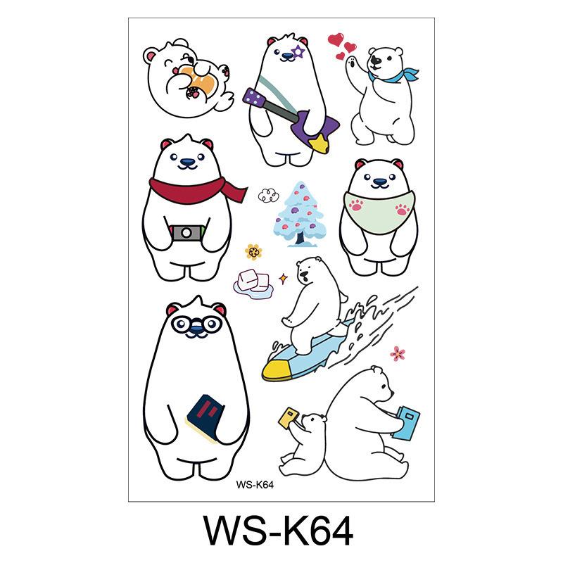 Cross Border Children's Cartoon Tattoo Stickers Space Dinosaur Boy Girl Cute Temporary Waterproof