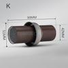 MOKALA SPEED Modified 51mm 60mm Muffler Honeycomb Catalyst Sound Eliminator Motorcycle Exhaust DB Killer