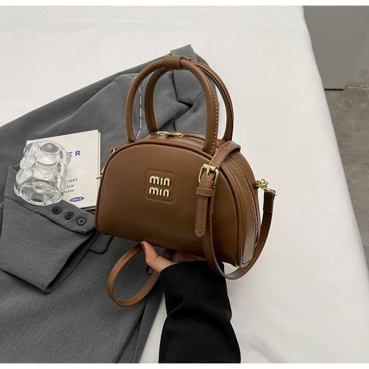 

Премиальная маленькая сумка женская новая ретро портативная сумка-ракушка популярная модная на плечо сумка-мессенджер коричневый