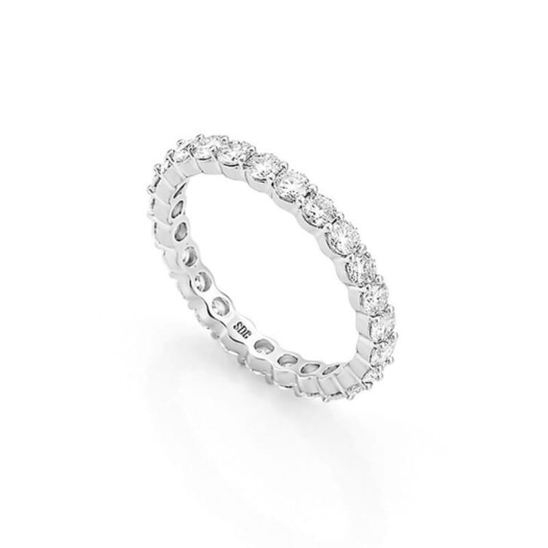 SUNDAY DISCO CLUB STERLING MOISSANITE 0.05CT Ring