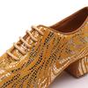 Moderne Jazz-Tanzschuhe aus Wildleder für Damen und Mädchen, glänzende Tanzschuhe für Lehrer, Übungstanzschuhe, rutschfest, mittlerer Absatz, 5 cm