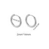10Pcs Stainless Steel Hoop Earring Women Earring Men Punk Hiphop Gifts Fashion Jewelry Gift Piercing Earring