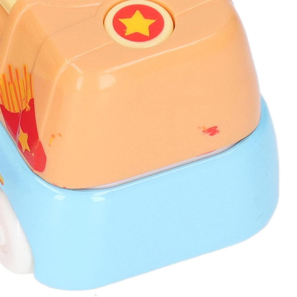 4pcs Fast Food Alloy Cars Dessert Cartoon Food Metal Cars, Children's Toy Decoration, Halloween and Christmas Gift for Boys and Girls