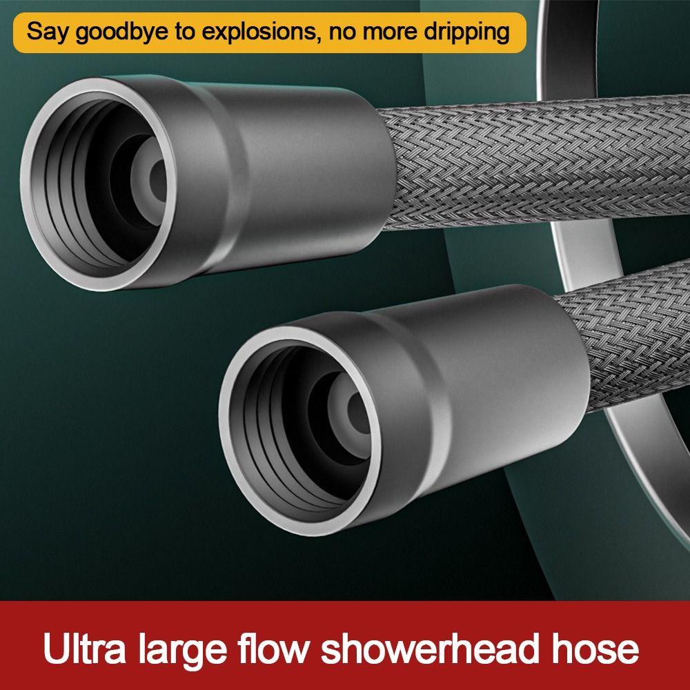 1.5/2 Meter GI/2 Handheld Shower Hose Anti Winding Bath Shower Nylon Pipe  Bathroom Accessories
