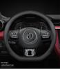 Genuine Leather Steering Wheel Cover for MG ZS, Roewe MG3, MG5, MG6, MG7 Ruihang - All Seasons.
