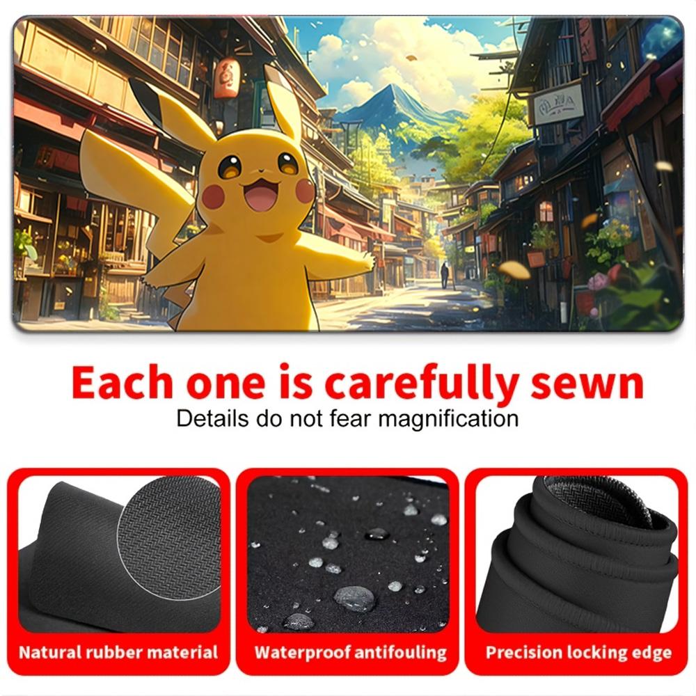 Summer Eevee Evolutions Gaming Mouse Pad NonSlip Desk Mat 30x80x0.2cm