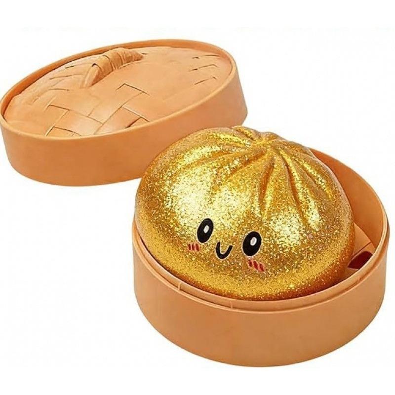 Simulation Steamed Bun Pressing and Squeezing Relaxation Toy Steamed Bun Twisting Toy