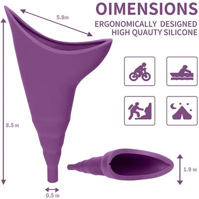 Reusable Femme Urinating Silicone Urinal Female Outdoor Travel Camping Women Pee Funnel For Women Standing Piss Women Urinal
