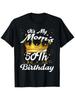 Unisexs Womens Th Birthday TShirt Suitable for Moms Ultra Soft Breathable Crew Neck Tee with Years Themed Print Comfor
