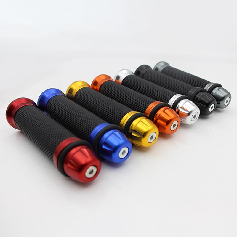 JWOPR Motorcycle Handlebar Cover High Quality Aluminum Alloy Handlebar Rubber Cover for Motorcycle Modification