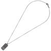 Emporio Armani Necklace Pendant in Black/Gunmetal [Used]