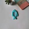 1 pièce Thermomètre à eau pour bébé mignon en forme de poisson Bain de bébé Bain Dessin animé Thermomètre à eau Thermomètre d'intérieur pour enfants