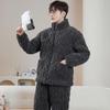 Langsha Men's Winter Thermal Coral Fleece Pajama Set
