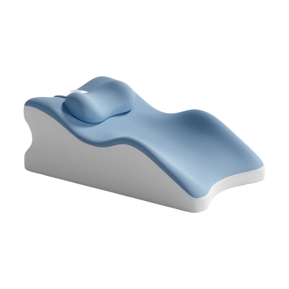 

Нескользящая подушка для сна Ice Silk Bed Wedge Pillow Relax Cush Pillow для отдыха, массажа, чтения синий