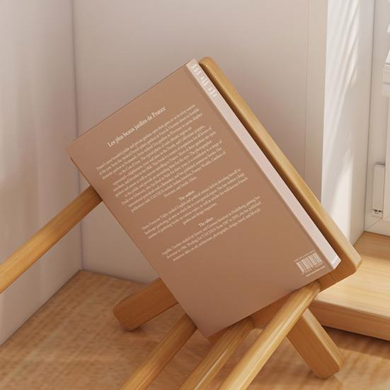 Desktop Book Shelf Bamboo Book Organizer Storage Rack Office Desk Wooden Book Magazine Display Tilting Bookcase Book Holder Stand