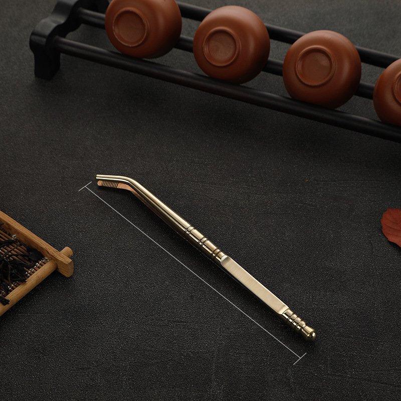 Classic Brass Tea Tongs Set (3 Pcs)