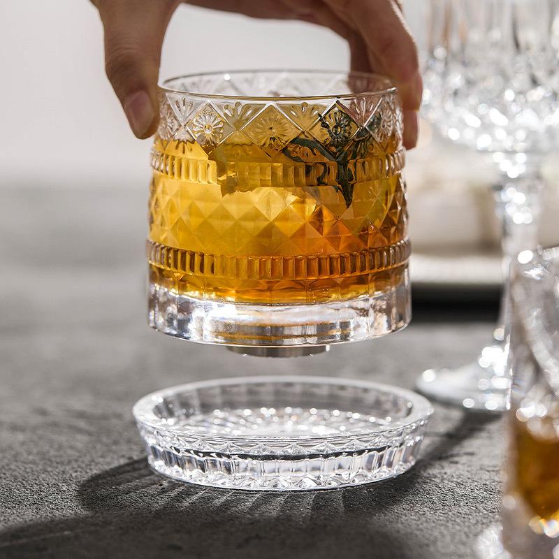 Glass Whiskey Glass High-end Foreign Wine Glass Beer Glass, Party Drink, Heat-resistant Spinning, Women's Decompression Drinking