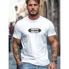 T-shirt da uomo taglia europea, comoda e versatile, semplice e pulita, T-shirt estiva casual da uomo con grafica "NO CURLS NO GIRLS", girocollo, manica corta