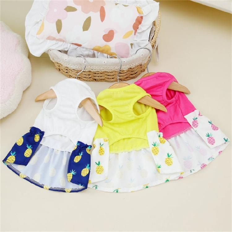 Delicate Pet Dress Dog Skirt Pet Dress Dog Sundresses Pineapple Dress Beach